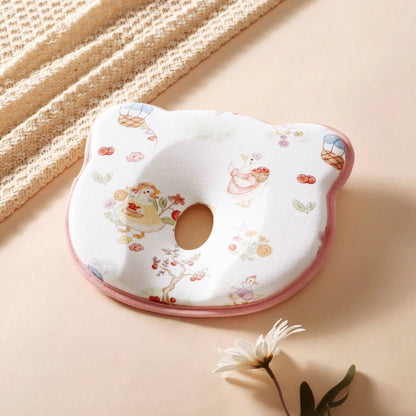 Belro infant pillow prevents flat head, features anti-deviation design and sweat-absorbent fabric, ideal for baby bedding and pillows.