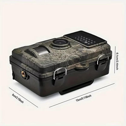 Belro night vision outdoor wildlife camera mounted on a tree, capturing images of animals in natural outdoor environment.