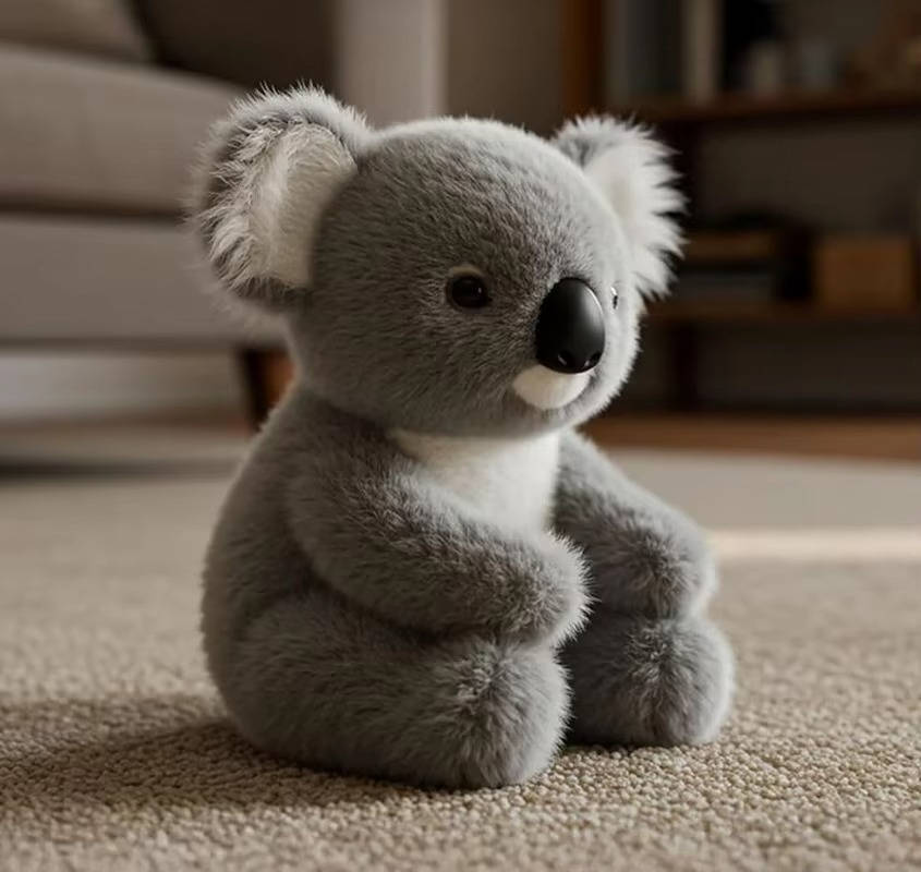 Belro realistic koala stuffed animal plush toy designed for anxiety and stress relief, soft and cuddly for comfort and relaxation.