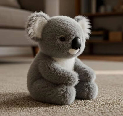 Belro realistic koala stuffed animal plush toy designed for anxiety and stress relief, soft and cuddly for comfort and relaxation.