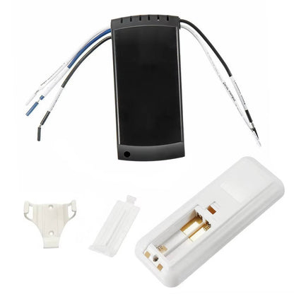 Belro universal ceiling fan remote control for electronics, with buttons and display for easy fan operation.