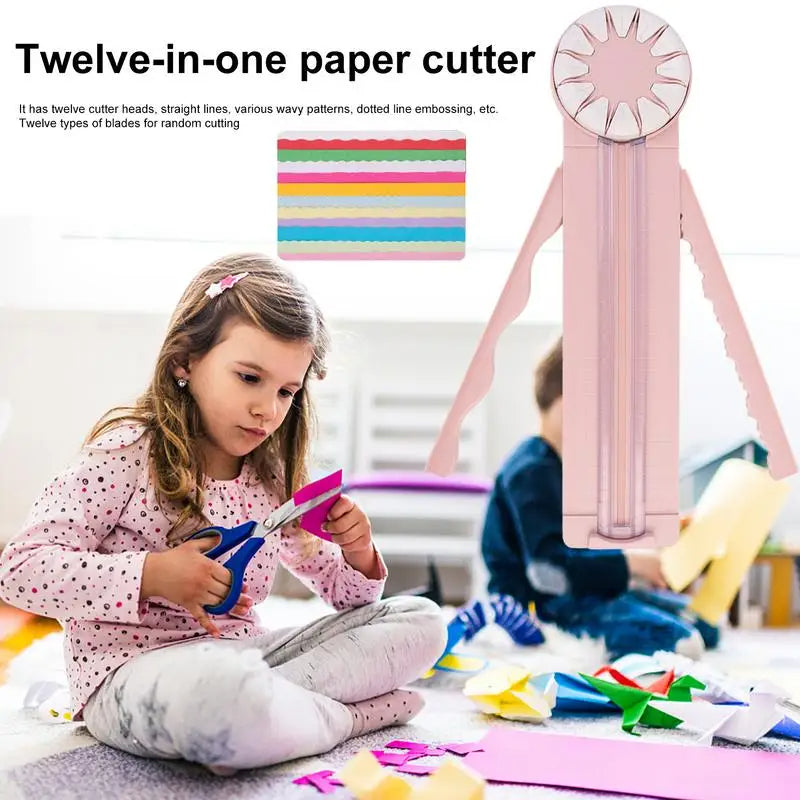 Belro 12-in-1 Trimmer Paper Cutter designed for men's clothing, featuring multiple cutting and trimming functions.