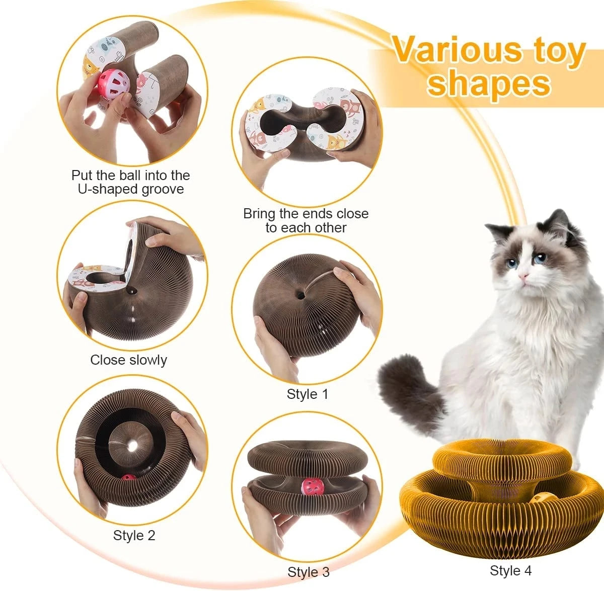 Belro Magic Organ Cat Scratching Board with textured surface and wooden frame, designed for cats to scratch and play.