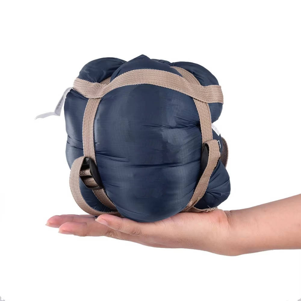 Belro adult sleeping bag shown in a compact, insulated design ideal for camping and outdoor adventures.