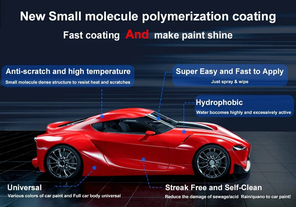 Belro ceramic coating for cars, showcasing a smooth, glossy finish on a vehicle's surface for durable protection.