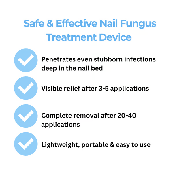 Belro Nail Laser Fungus Device for health and beauty, showcasing the compact handheld tool used for fungal nail treatment.