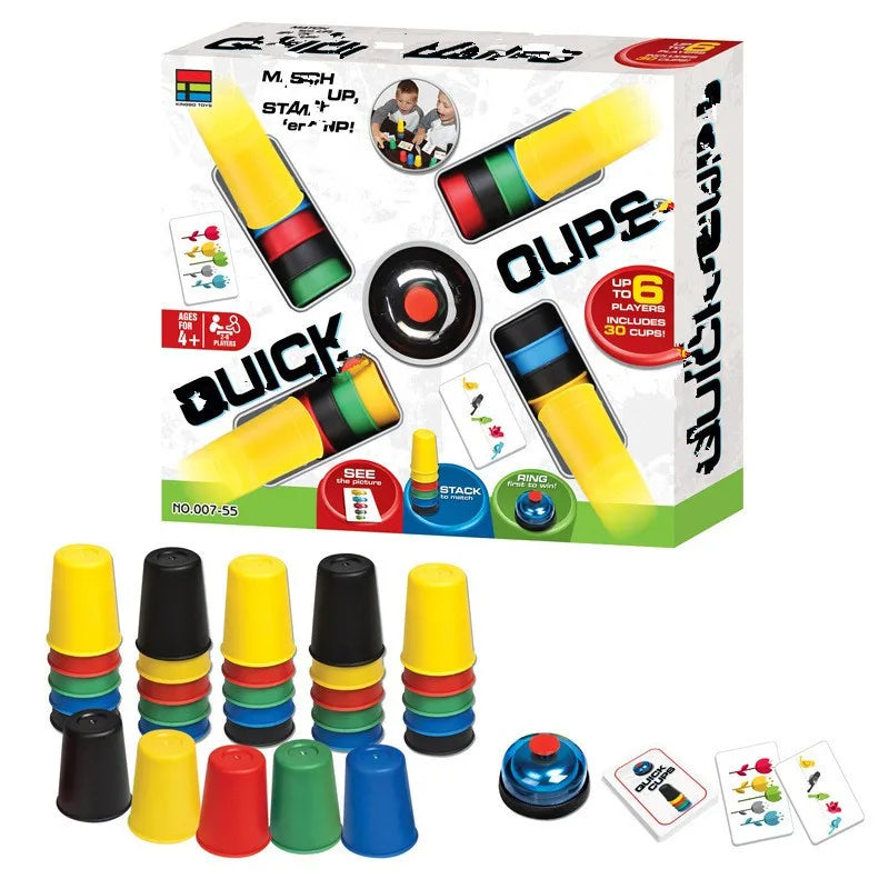 Belro Mini Sport Stacking Cups set of colorful plastic toys for stacking and coordination play.