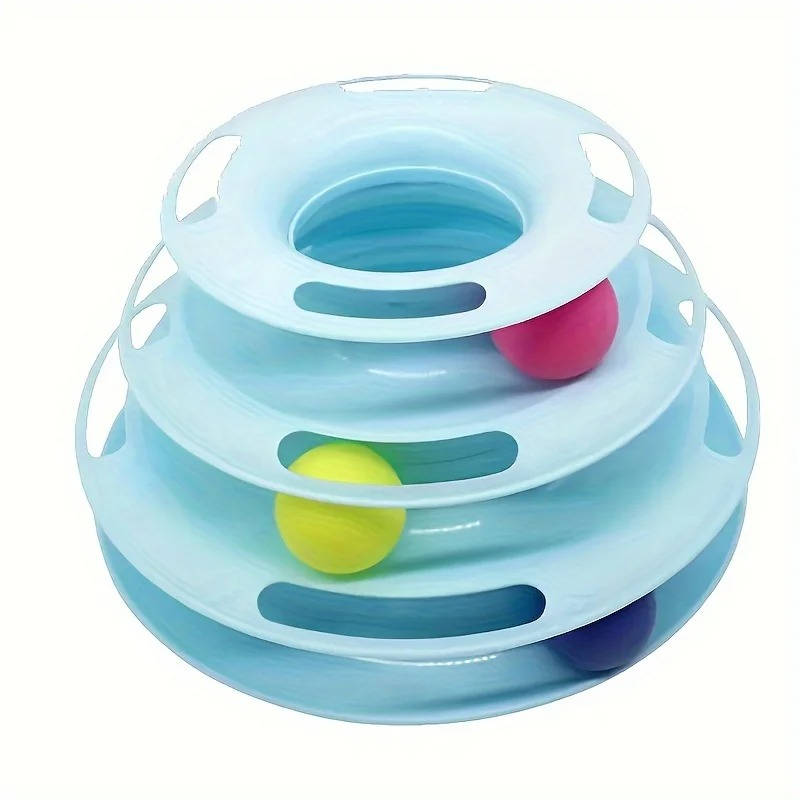 Colorful Belro Fun Interactive Cat Toy with feathers and bells for engaging play and mental stimulation for cats.