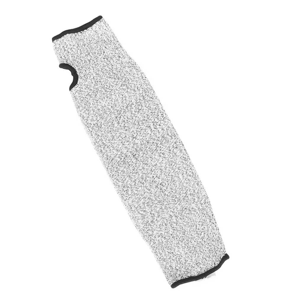 Belro cut resistant sleeves in black, showing durable fabric and secure elastic cuffs for safety and protection.