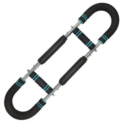 Belro Arm Trainer Home Machine and Chest Expander for men, showing the compact design and adjustable resistance features.