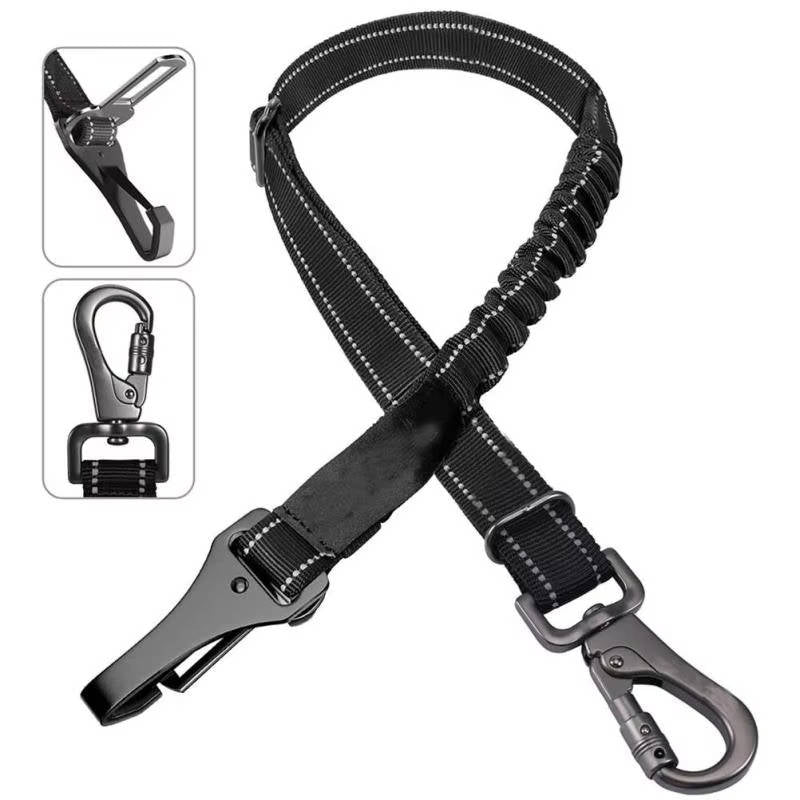 Belro dog car seat safety belt attached to a car seat, designed to secure pets during travel for safety and comfort.