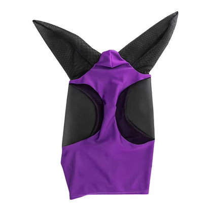 Belro horse fly mask for outdoor use, lightweight breathable mesh with adjustable straps, protecting horses from flies and insects.