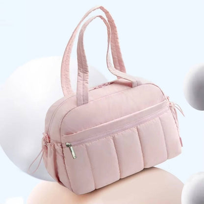 Belro women's toiletry bag with zipper closure, compact design, and multiple compartments for travel organization.