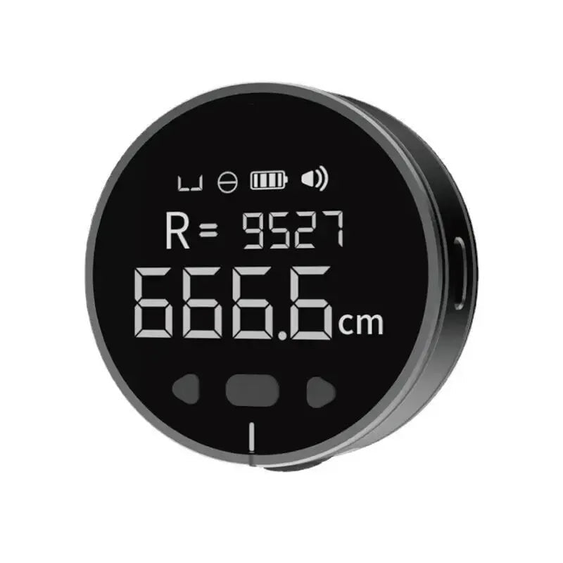 Belro digital tape measure showing a clear digital display, used for precise measuring in tools and hardware projects.