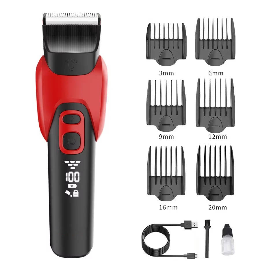 Belro electric professional dog grooming hair clipper with adjustable blades and ergonomic design for pet grooming.