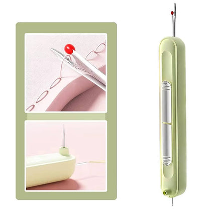 Belro needle threader and seam ripper tool for men's clothing, with a compact design and ergonomic handle for easy sewing repairs.
