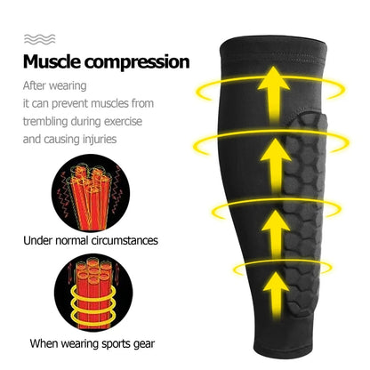 Pair of Belro honeycomb soccer shin guards with padded protective design for sports and outdoor soccer activities.