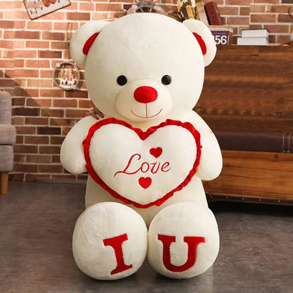 Large Belro giant teddy bear pillow with soft plush fabric, perfect for cozy home and garden bedding or decorative pillows.