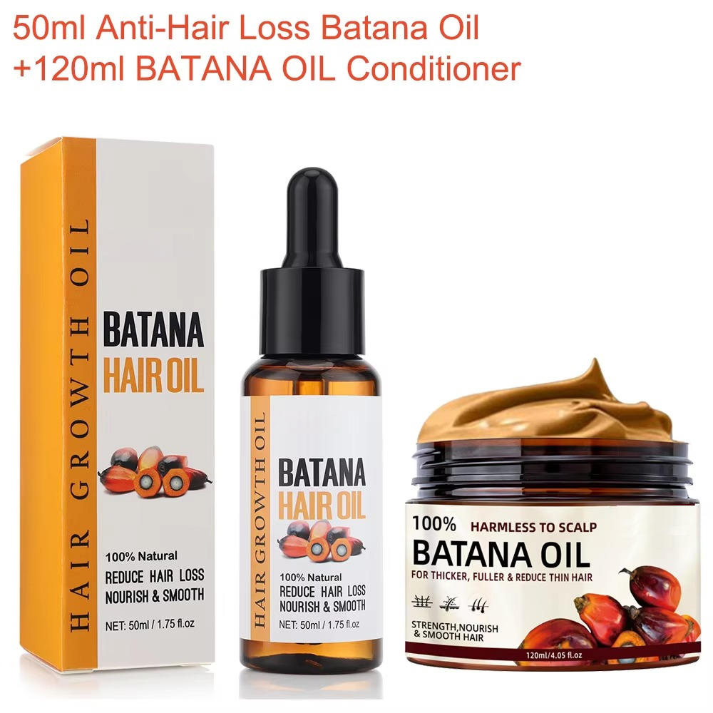 Belro Natural Hair Growth Oil Serum set with bottles of nourishing hair care products for healthy, thick hair appearance.