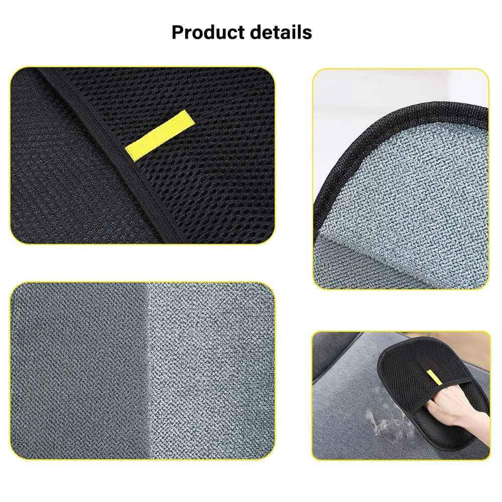 Belro pet hair remover gloves set, reusable accessories for grooming and removing pet hair from furniture and clothing.