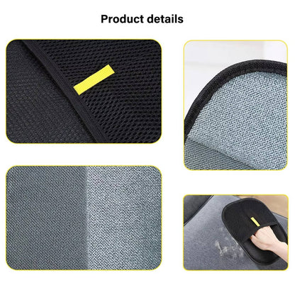 Belro pet hair remover gloves set, reusable accessories for grooming and removing pet hair from furniture and clothing.