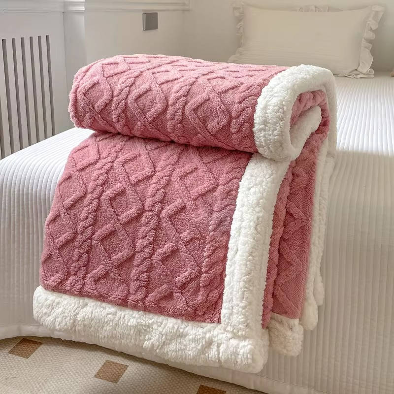 Belro fleece blanket for men, soft and cozy clothing accessory, shown in a relaxed draped style on a neutral background.