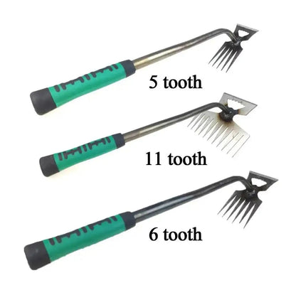 Belro heavy-duty weed puller tool for garden, designed for men, with sturdy handle and durable construction for easy weed removal.
