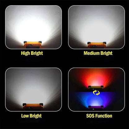 Belro solar portable camping lamp with LED light, compact design, and solar panel for outdoor camping and emergency lighting.
