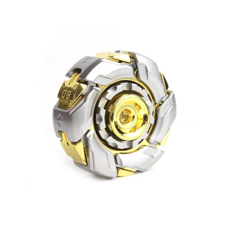 Metal fidget spinner from Belro, showcasing a sleek silver design with three spinning arms, perfect for stress relief and focus.