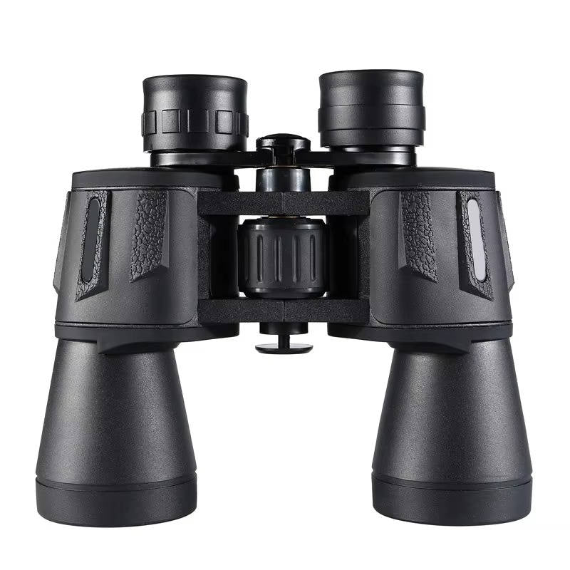 Belro long-range binoculars with black body and textured grip, perfect for outdoor viewing and wildlife observation.