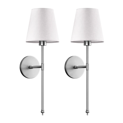Belro wireless wall sconce mounted outdoors, featuring a modern design with a sleek metal finish for outdoor home lighting.