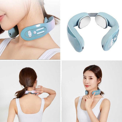 Belro EMS neck acupoints lymphvity massager device showing a compact electronic handheld tool for neck therapy and lymphatic massage.