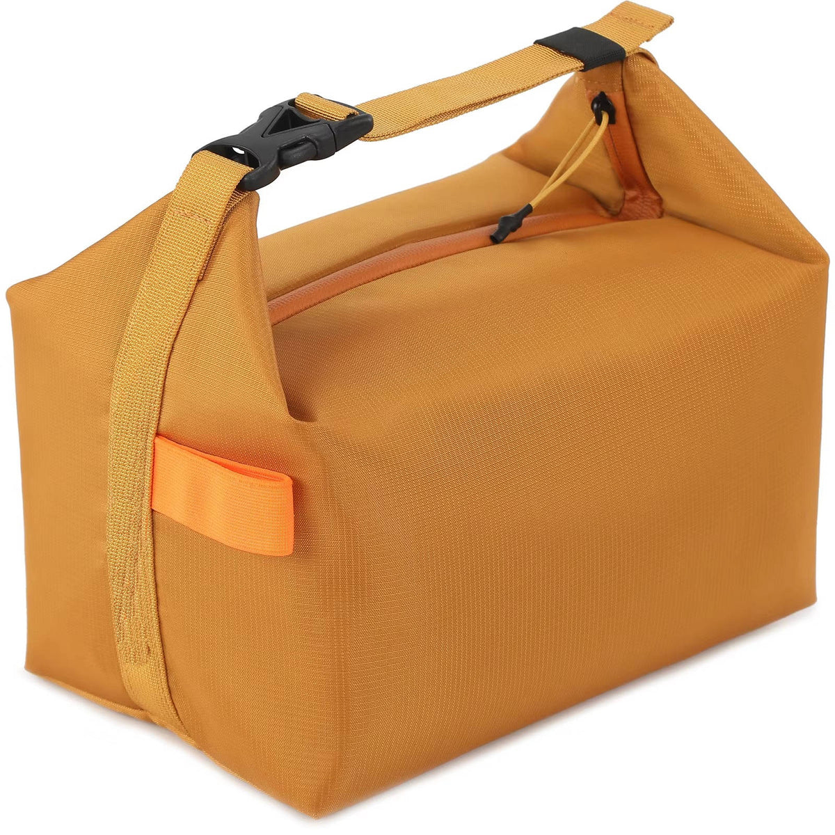 Belro insulated lunch bag with a black and gray design, featuring a zippered top and carrying handle for portable food storage.