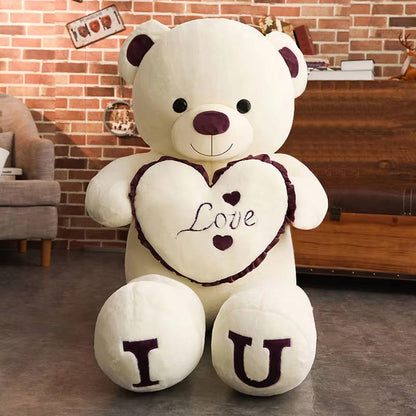 Large Belro Giant Teddy Bear pillow with soft, plush fabric, perfect for cozy home and garden bedding or pillow decor.
