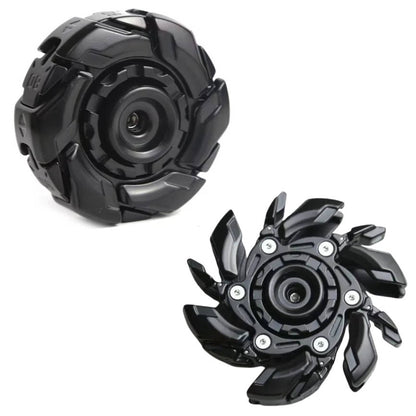 Metal fidget spinner toy by Belro with a sleek, circular design and three spinning arms, perfect for stress relief and focus.