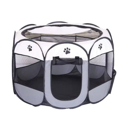 Belro outdoor tent for cats and small dogs, cozy fabric shelter suitable for indoor and outdoor use, in a natural setting.