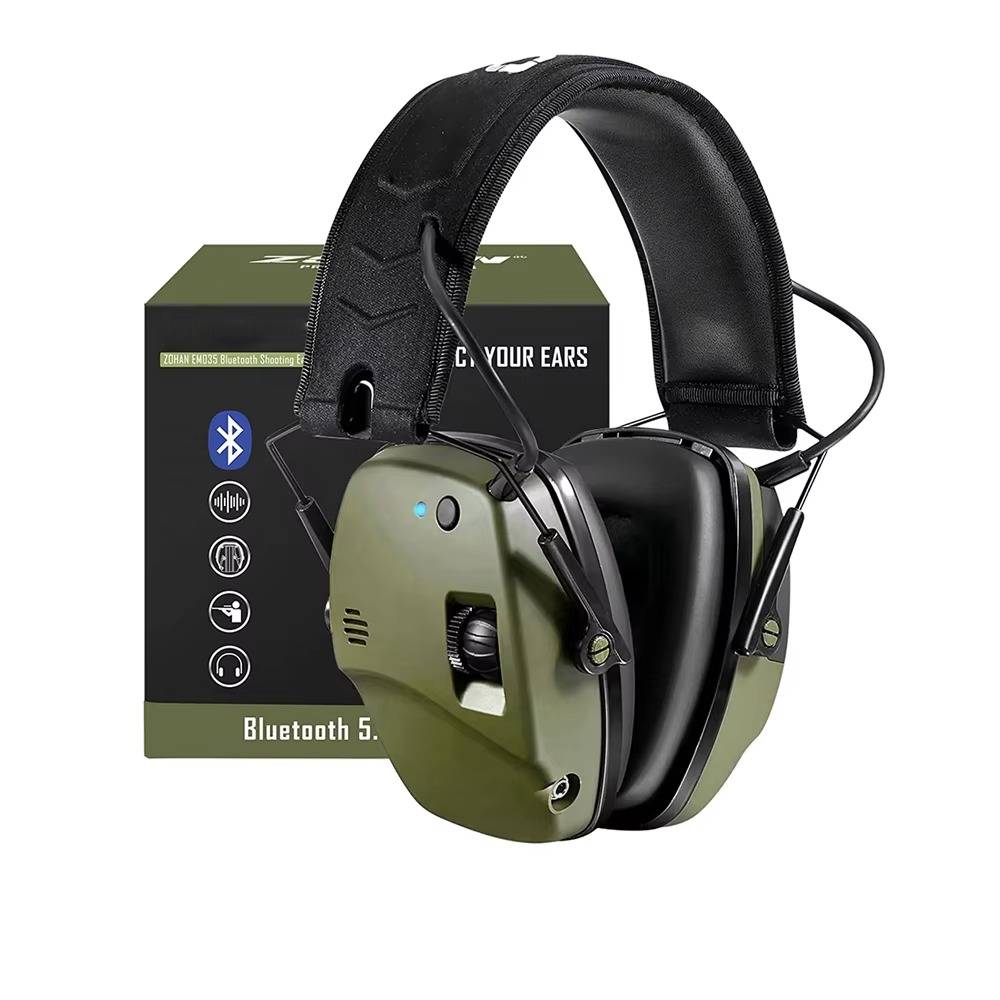 Belro noise cancelling ear muffs for shooting, outdoor hearing protection, comfortable design for hunting and outdoor activities