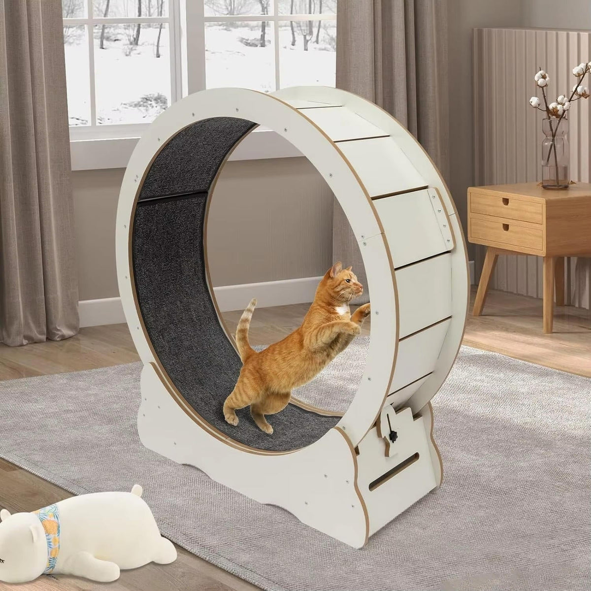 Belro men's cat exercise wheel clothing, showing a comfortable fabric design ideal for active pet owners.