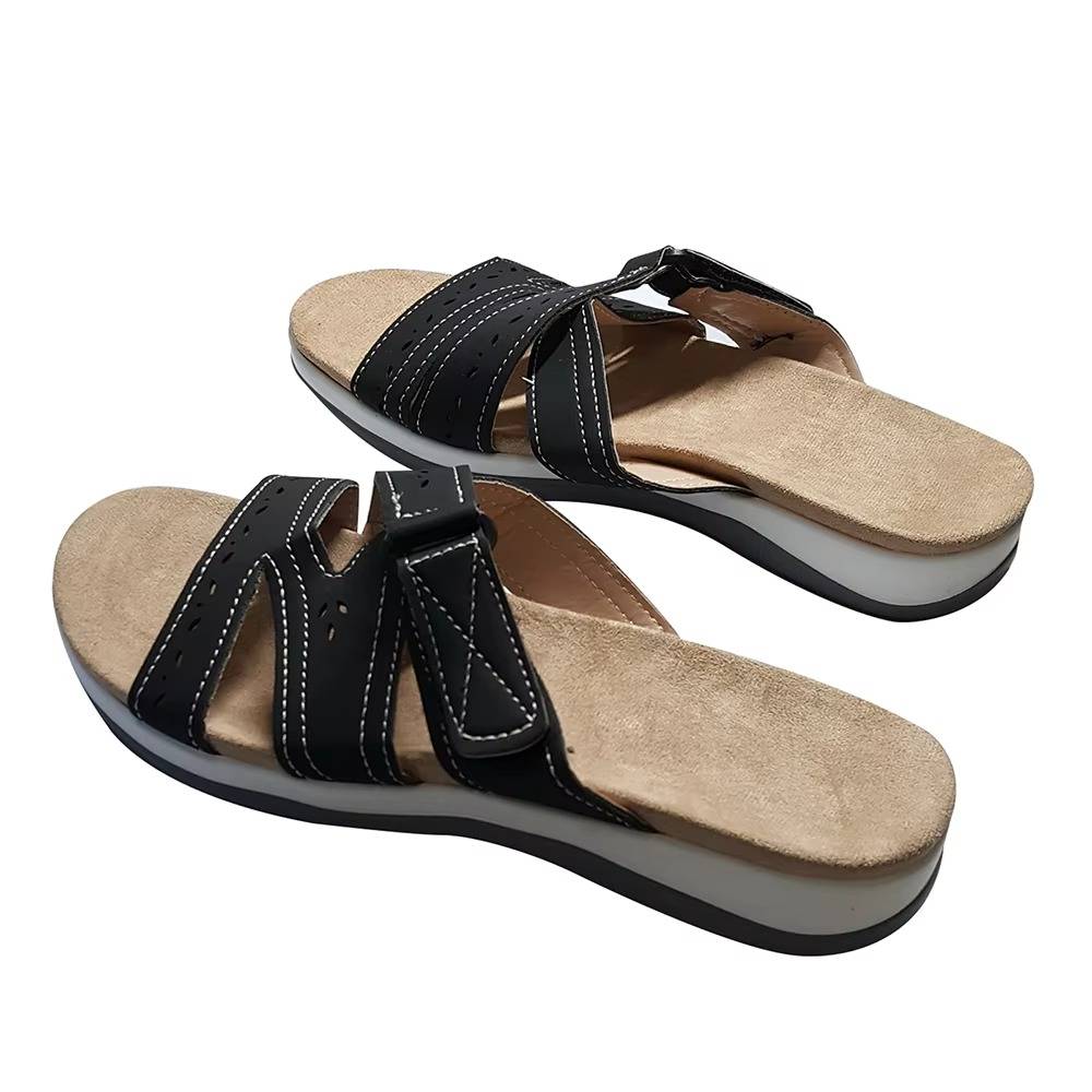 Belro orthopedic toe sandals for women with supportive straps and cushioned soles, designed for comfort and foot health.