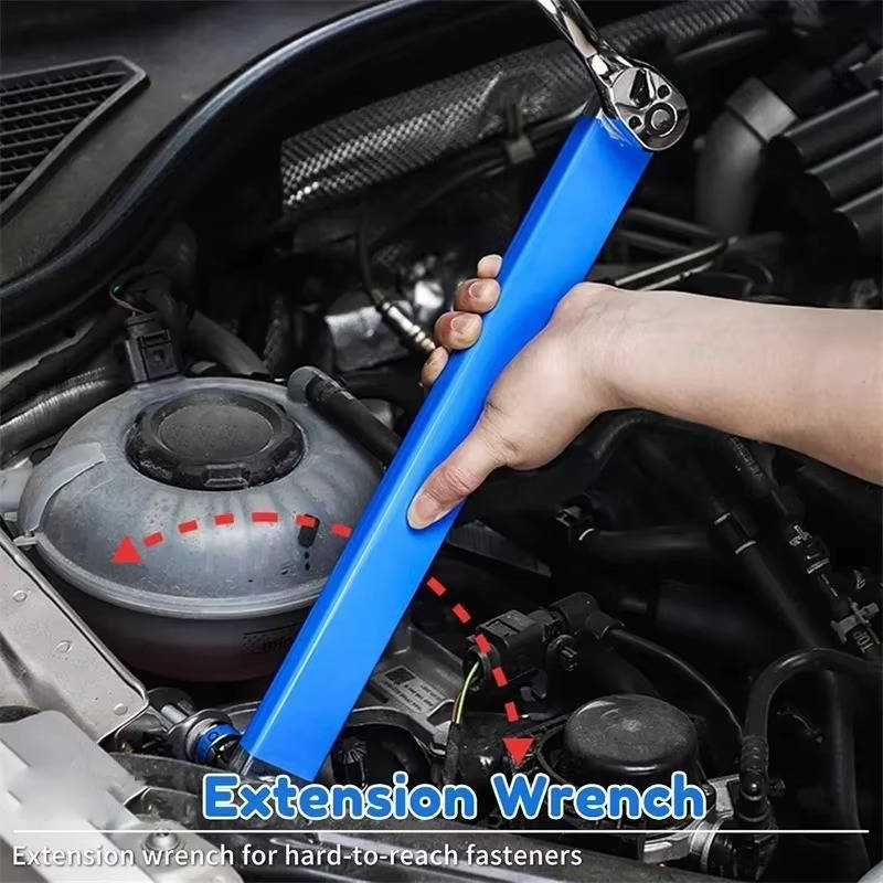 Belro extension wrench designed for clothing and sock adjustments, featuring a sturdy metal construction and ergonomic handle.