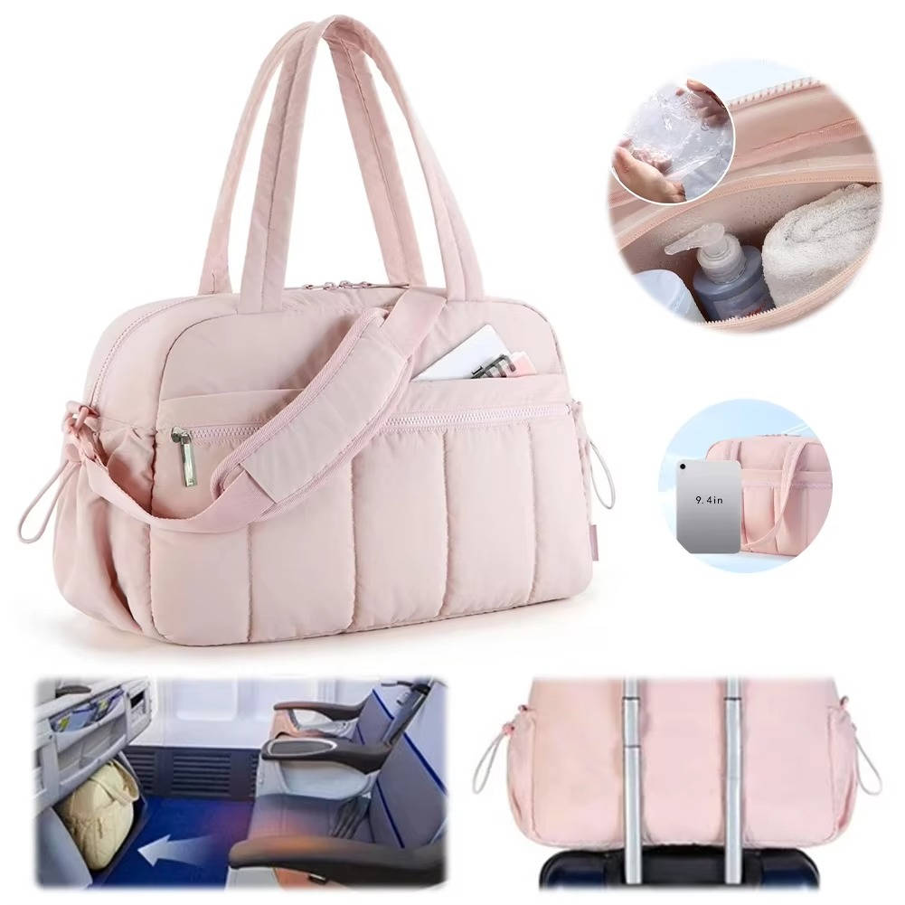 Belro women's toiletry bag in black, compact and organized with multiple compartments, ideal for travel and toiletries storage.