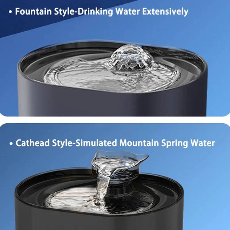 Belro Cat Water Fountain with flowing water, pet-friendly design, and easy-to-clean features for fresh hydration.