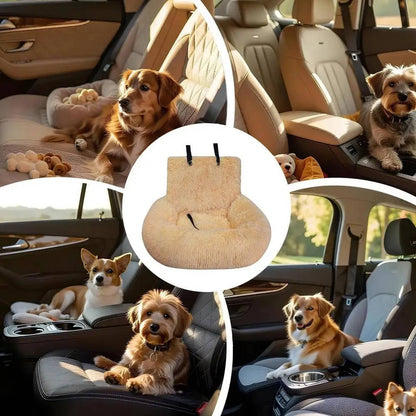 Belro protecting dog bed for car, automotive seat cover with waterproof fabric and non-slip backing for pet travel comfort.