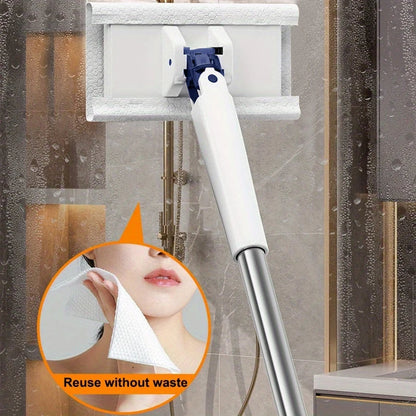 Belro automatic cloth clip mini mop for cleaning, with a compact design and cloth attachment, ideal for home and garden use.