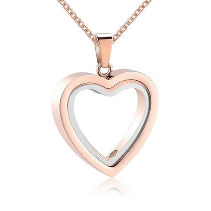 Belro urn pendant necklace with a sleek, polished design, hanging from a silver chain, showcasing elegant jewelry accessory.