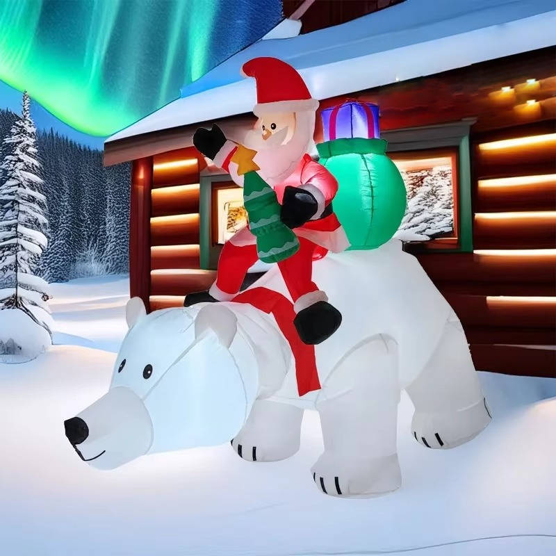 Belro Santa Christmas outdoor decoration umbrella accessory with festive Santa design for holiday outdoor decor.