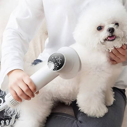 Belro pet hair dryer with ergonomic handle and adjustable airflow, ideal for grooming pets at home.