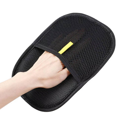 Belro pet hair remover gloves set, reusable accessories with textured surfaces for easy pet hair removal from furniture and clothing.