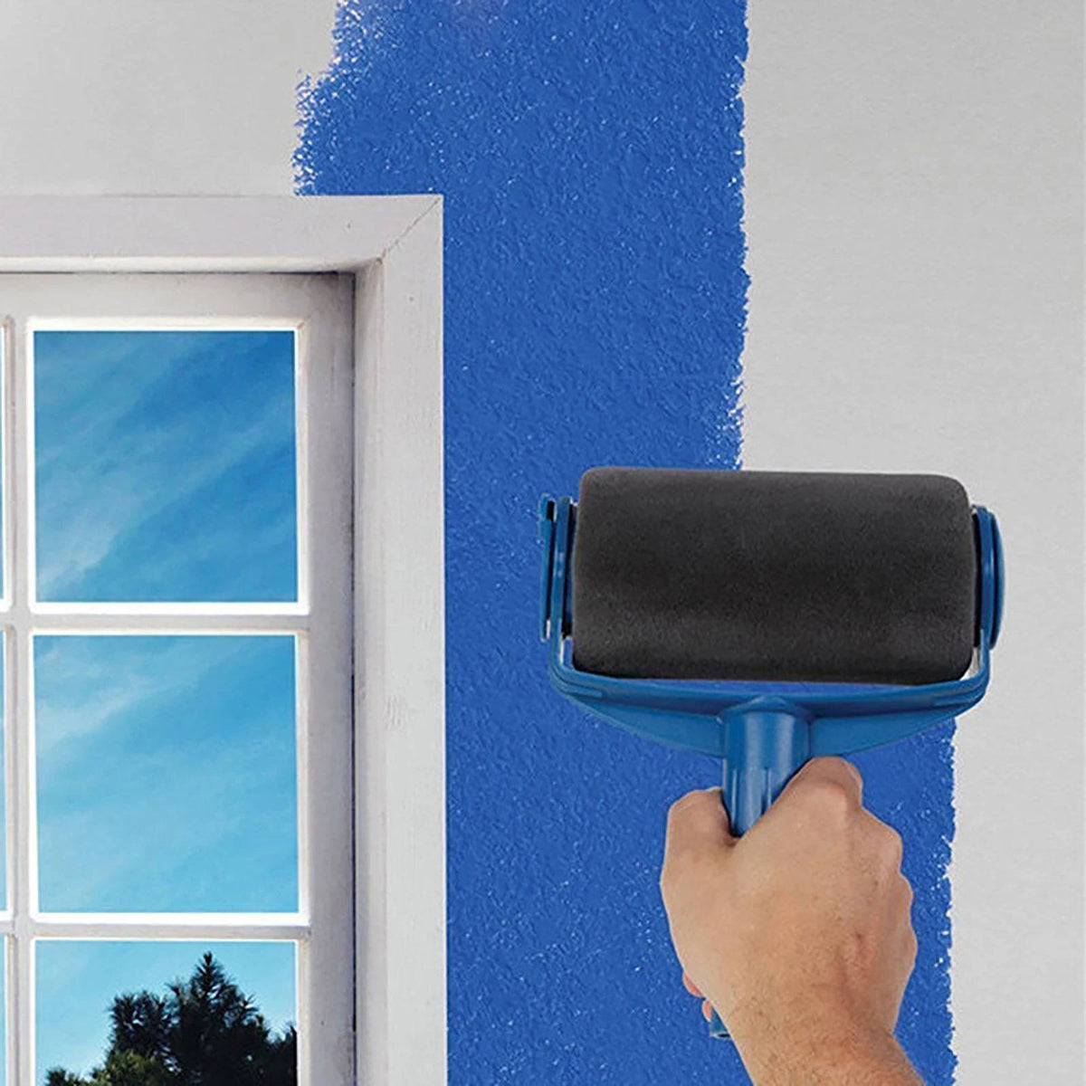 Belro paint roller brush kit with multiple rollers and handles for smooth interior and exterior painting projects.
