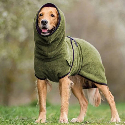 Belro waterproof dog winter coat featuring a snug fit, durable material, and reflective accents for outdoor winter walks.